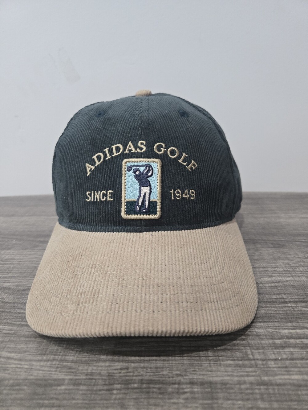Classic Vintage-Style Adidas Corduroy Golf Hat